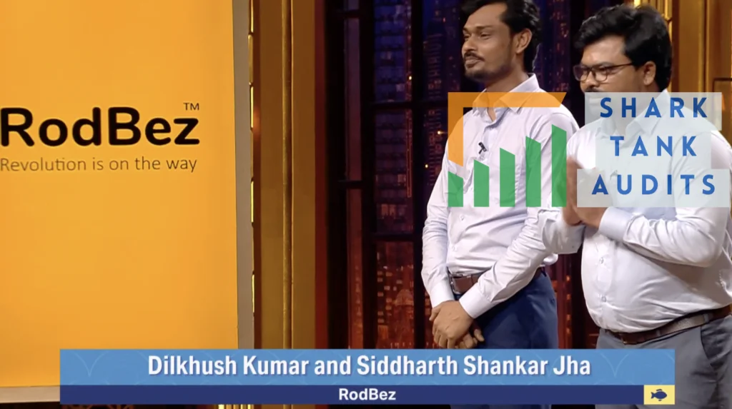 RodBez Shark Tank India Episode Founders